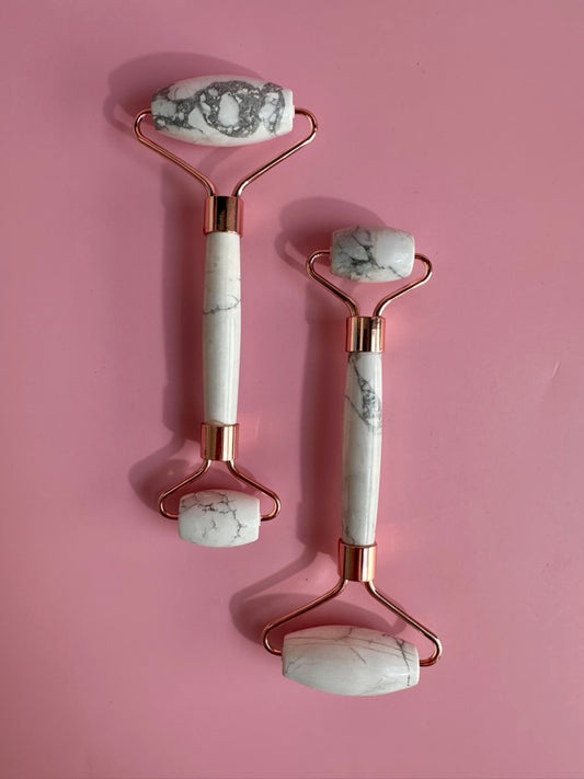 Howlite Gua Sha Facial Roller