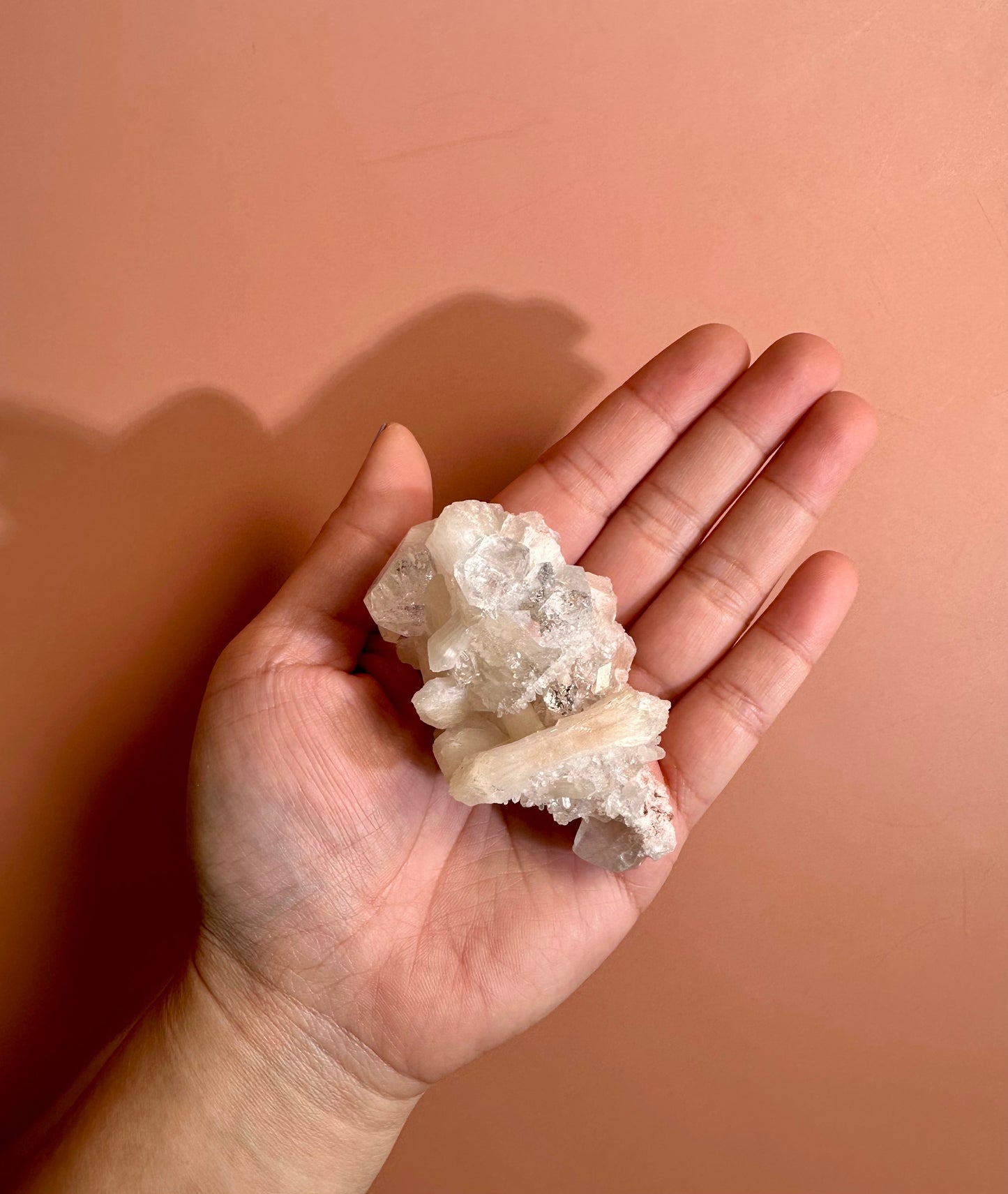 Apophyllite Stilbite Cluster - G