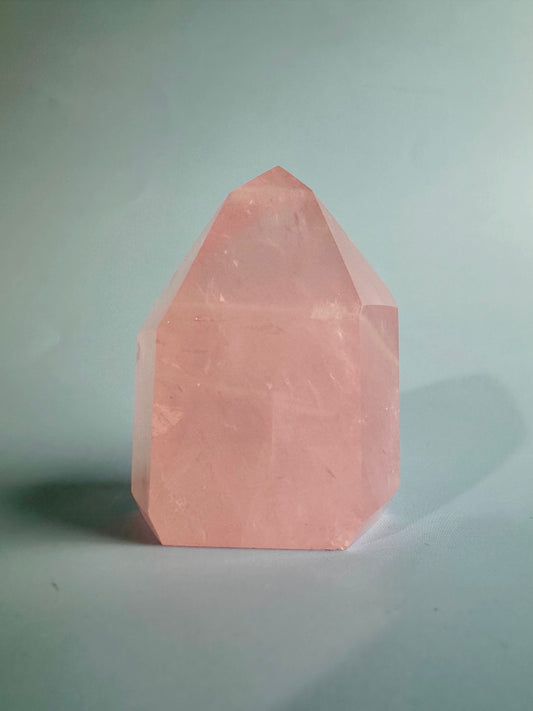 Small Rose Quartz Tower