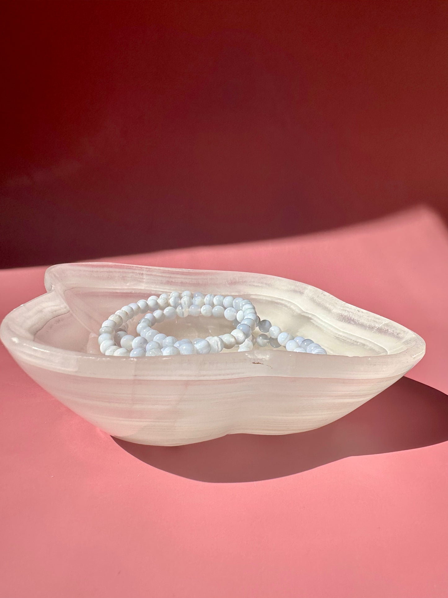 White Onyx Irregular Bowl
