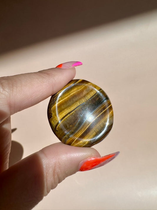 Tiger's Eye Worry Stone