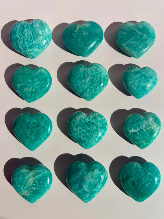 Small Amazonite Heart