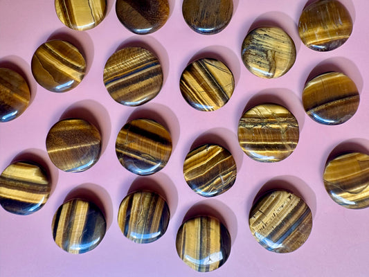 Tiger's Eye Mini Flat Palm