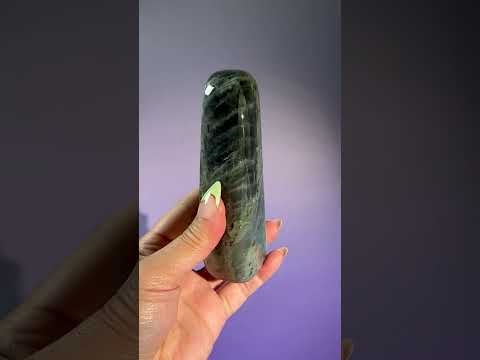 Large Blue Flash Labradorite Standing Freeform – Option L