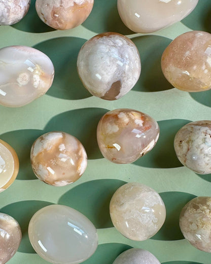 Flower Agate Tumble