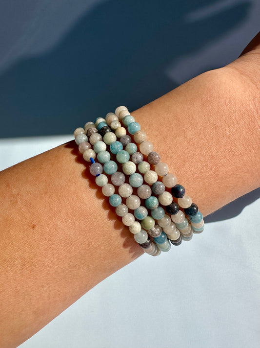 4mm Trolleite Beaded Bracelet