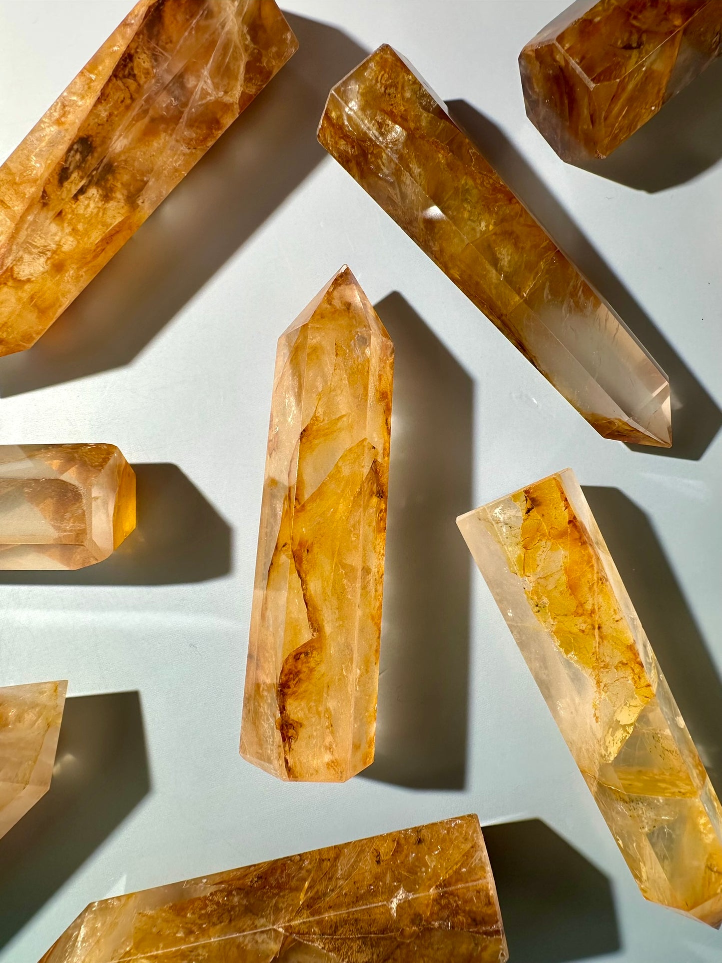 Golden Healer Quartz Tower | Intuitively Chosen Healing, Abundance & Positive Energy