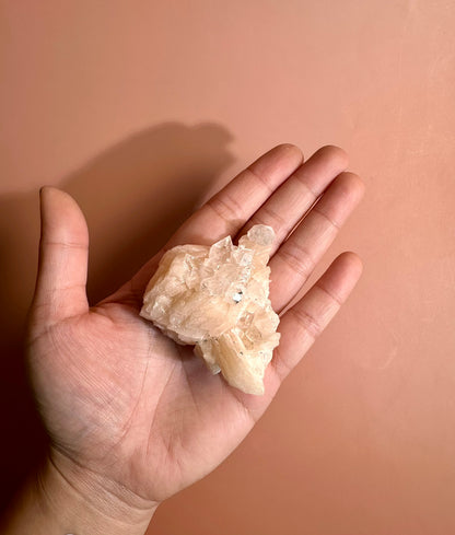 Apophyllite Stilbite Cluster - F