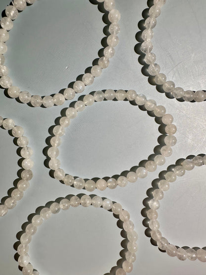 6mm Moonstone Beaded Bracelet | Divine Feminine & Intuition Energy