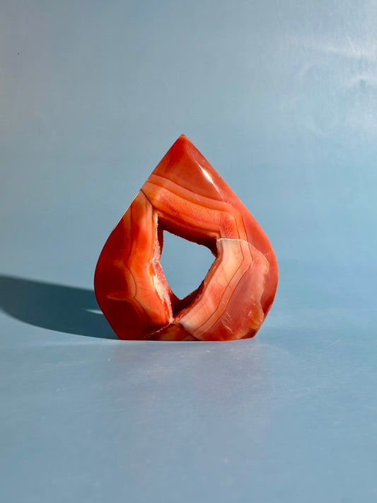 Carnelian Flame Option P | One-of-a-Kind Creative Energy Crystal