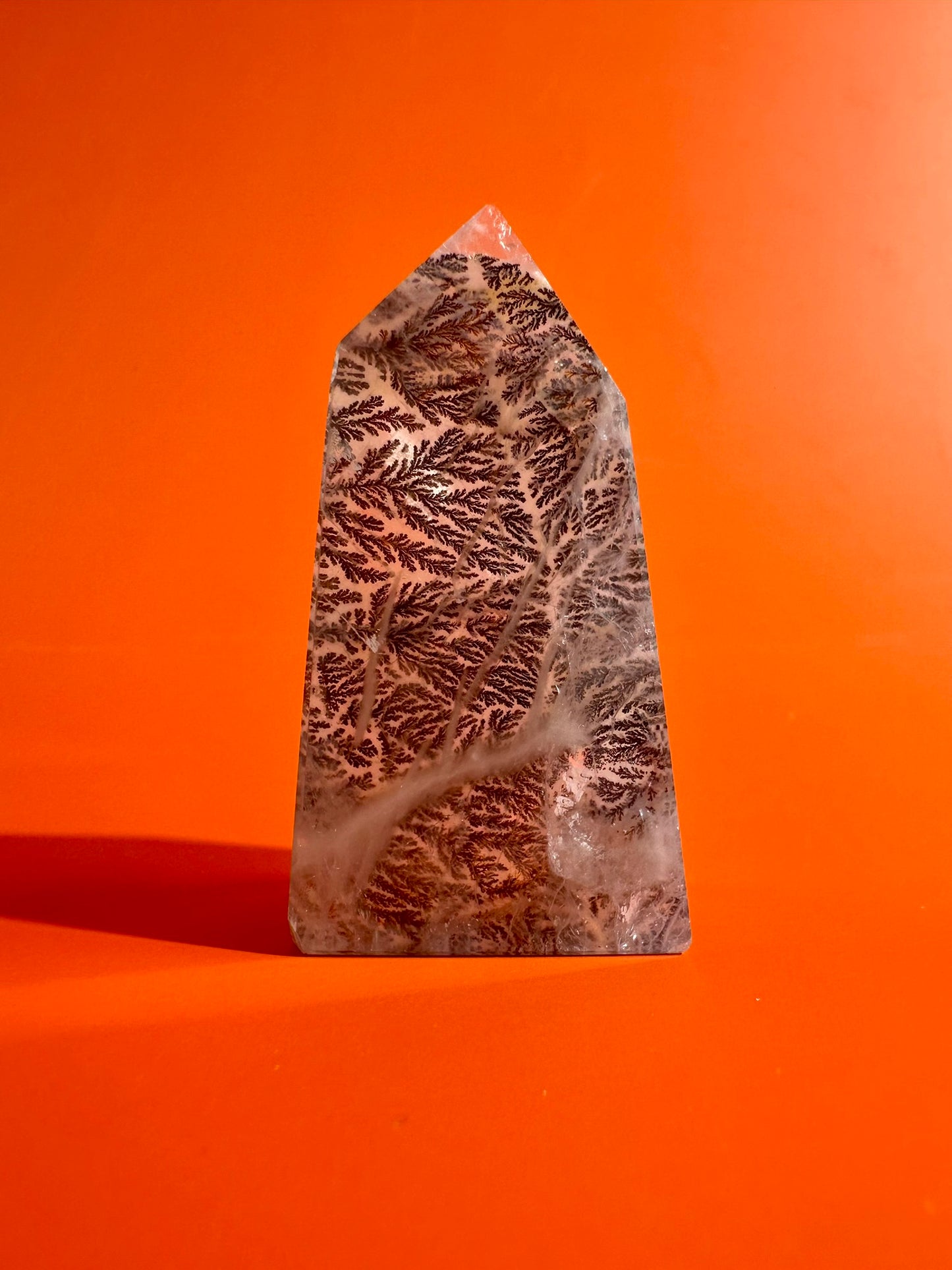 Dendritic Quartz Tower – Option D | Transformation & Grounding Energy