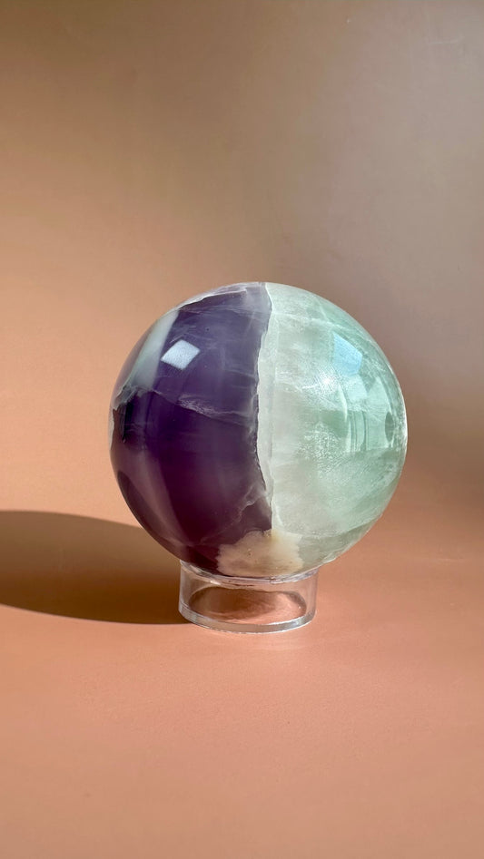 Lavender Green Fluorite Sphere – Option A