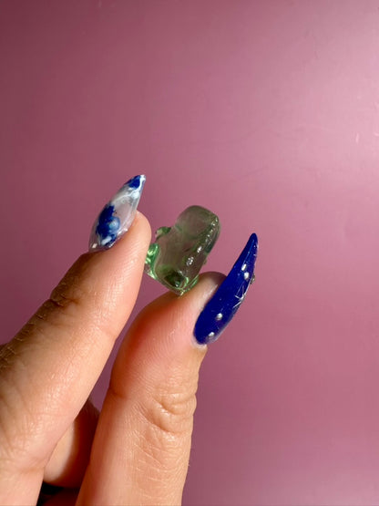 Mini Rainbow Fluorite Dinosaur | Crystal Carving