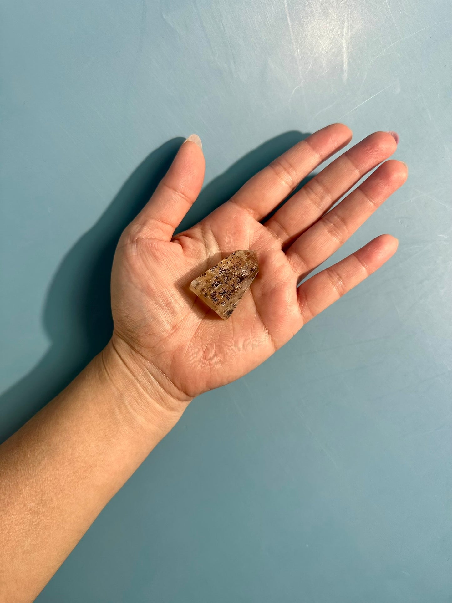 Dendritic Quartz Tower – Option A | Growth, Clarity & Grounding Energy