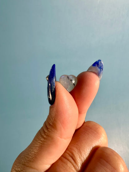 Teeny Labradorite Heart | Flashy Crystal Carving