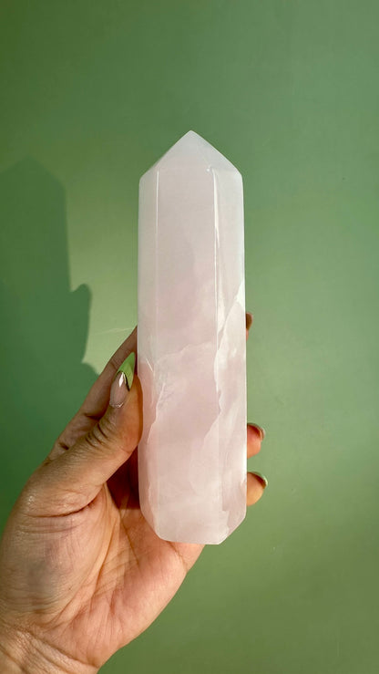 Pink Calcite UV Reactive Tower – Option C