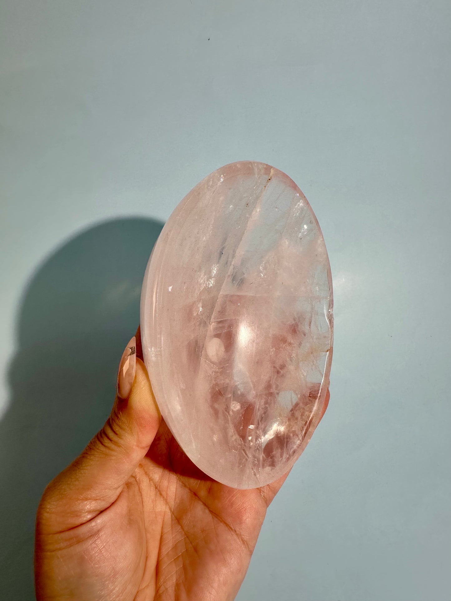 Perfectly Imperfect Rose Quartz Bowl Misfit – Option A