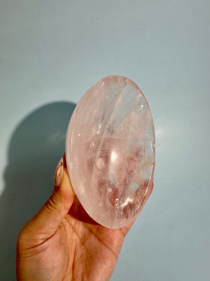 Perfectly Imperfect Rose Quartz Bowl Misfit – Option A