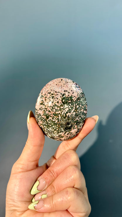 Ocean Jasper Palm Stone – Option A
