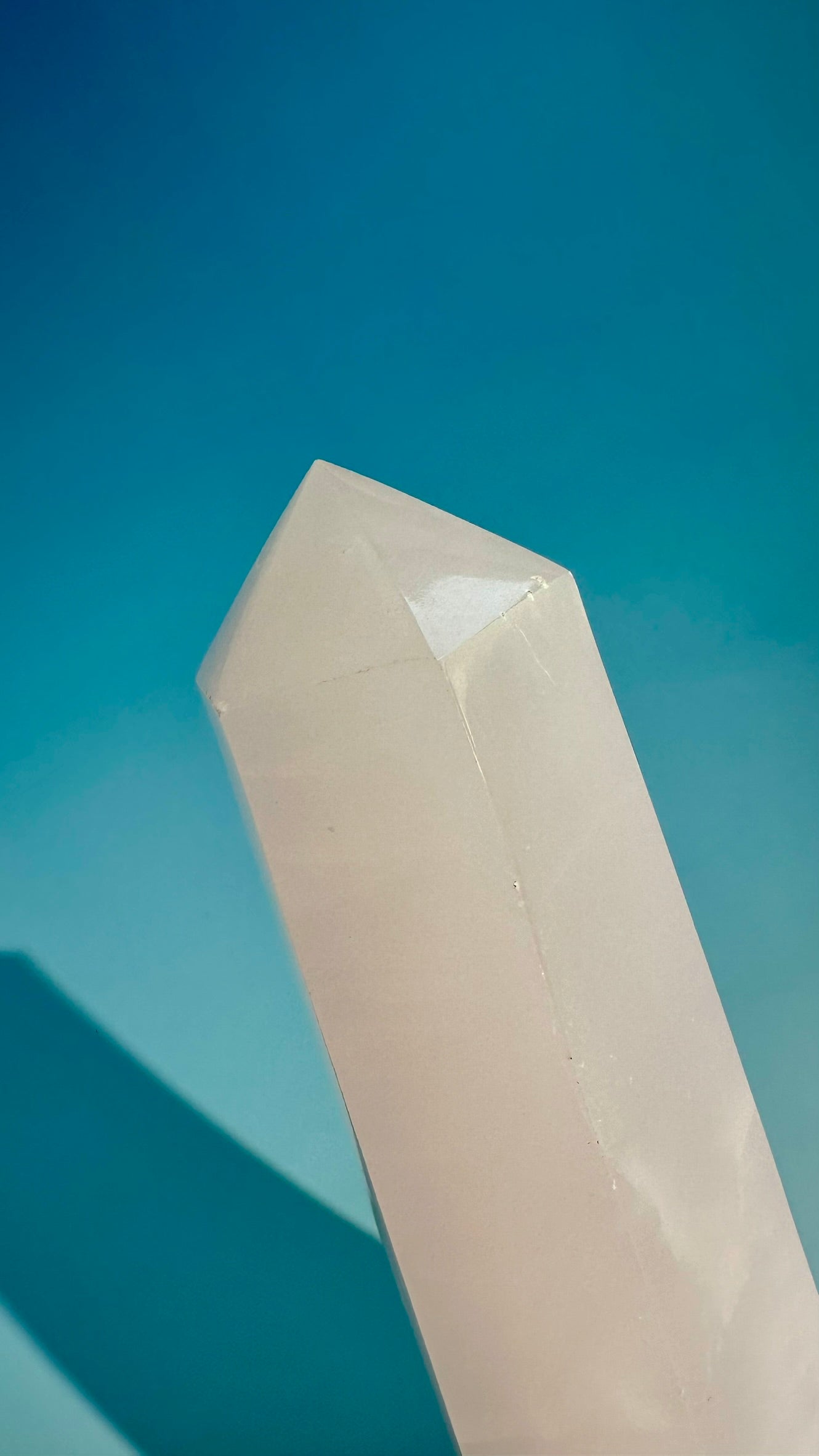 Pink Calcite UV Reactive Tower – Option B