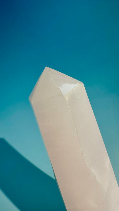 Pink Calcite UV Reactive Tower – Option B
