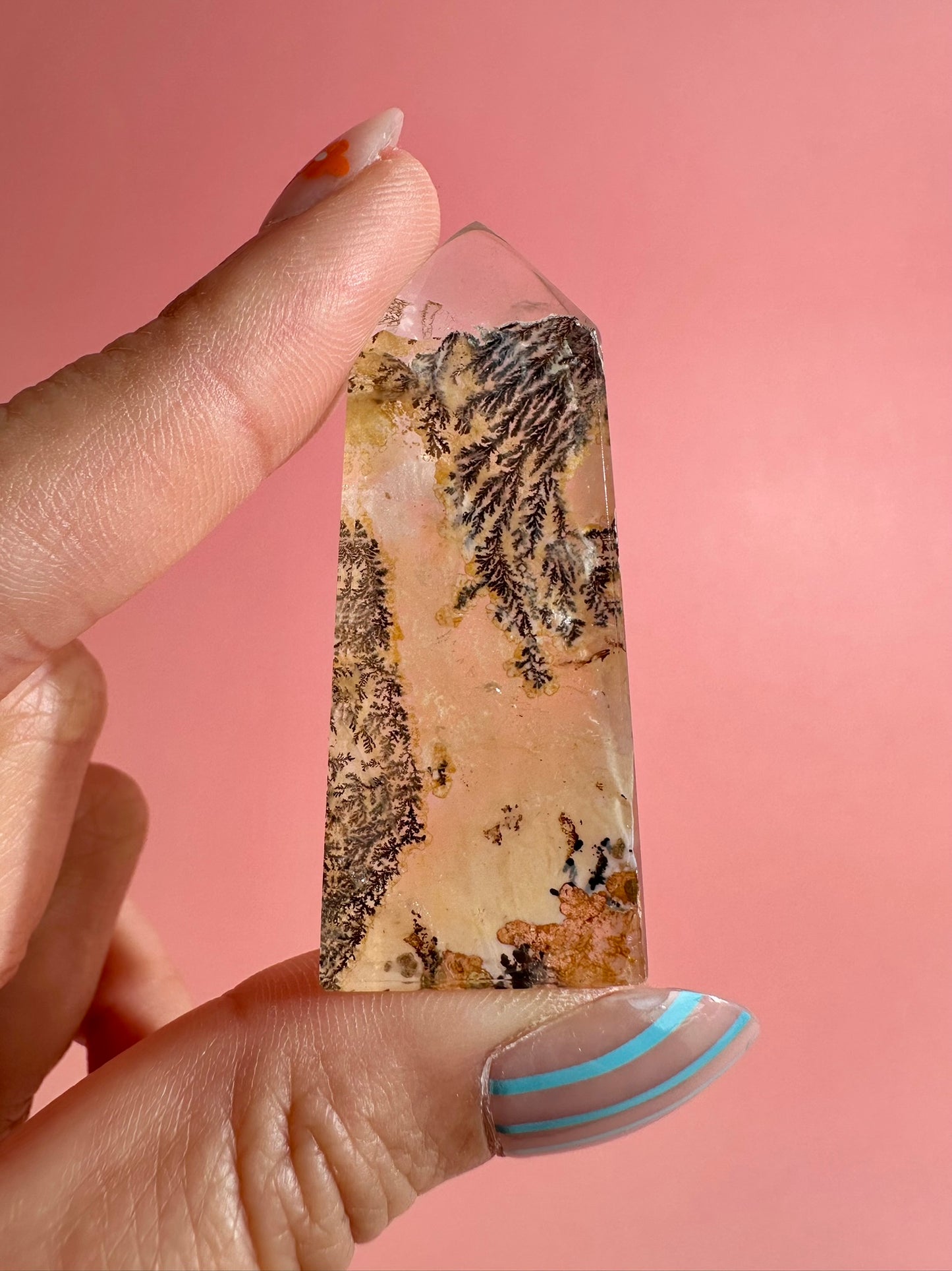Dendritic Quartz Tower – Option H | Personal Growth, Patience & Grounding Energy