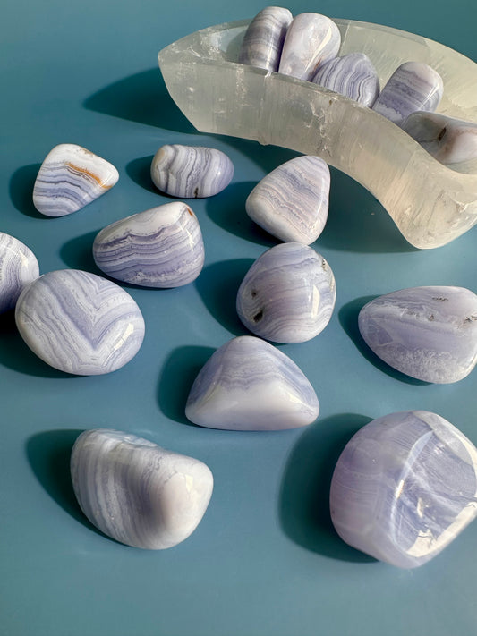 Blue Lace Agate Tumble