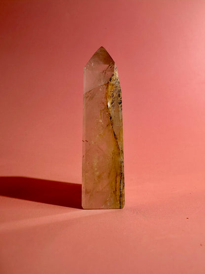 Dendritic Quartz Tower – Option H | Personal Growth, Patience & Grounding Energy