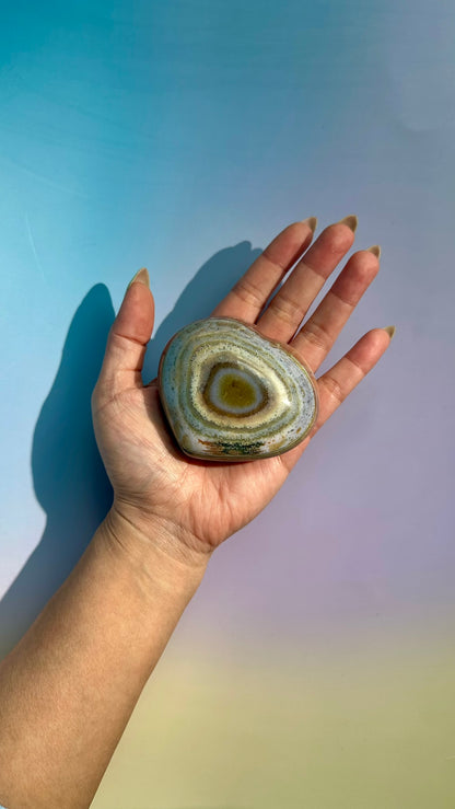 Perfectly Imperfect Polychrome Jasper Heart Misfit – Option B