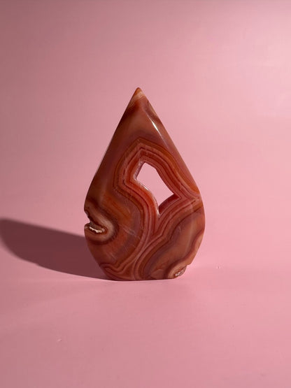 Carnelian Flame Option O | One-of-a-Kind Motivation & Confidence Crystal