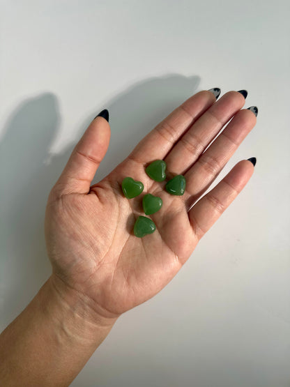 Teeny Green Aventurine Heart
