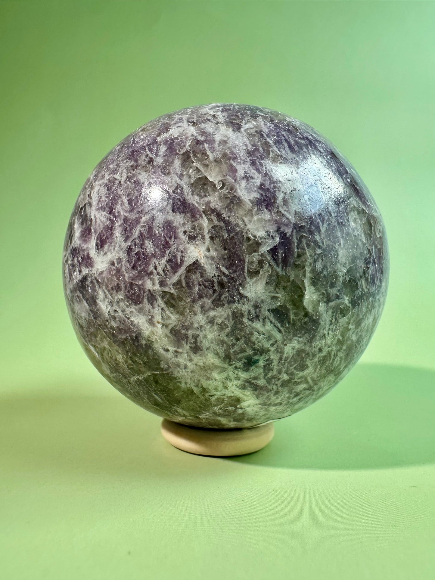 Lepidolite Sphere