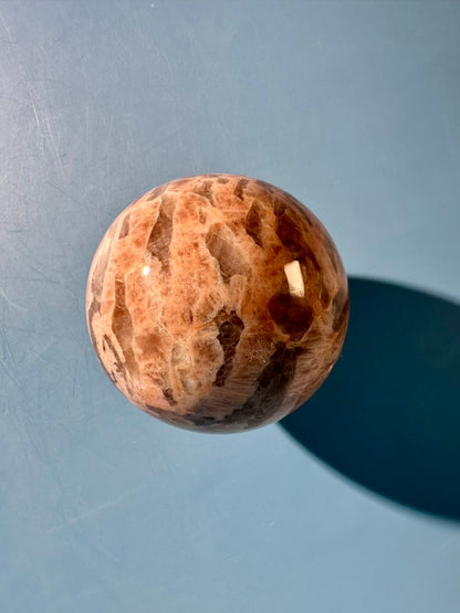 Graphic Feldspar Sphere – Option B | Creativity, Balance & Earth Energy