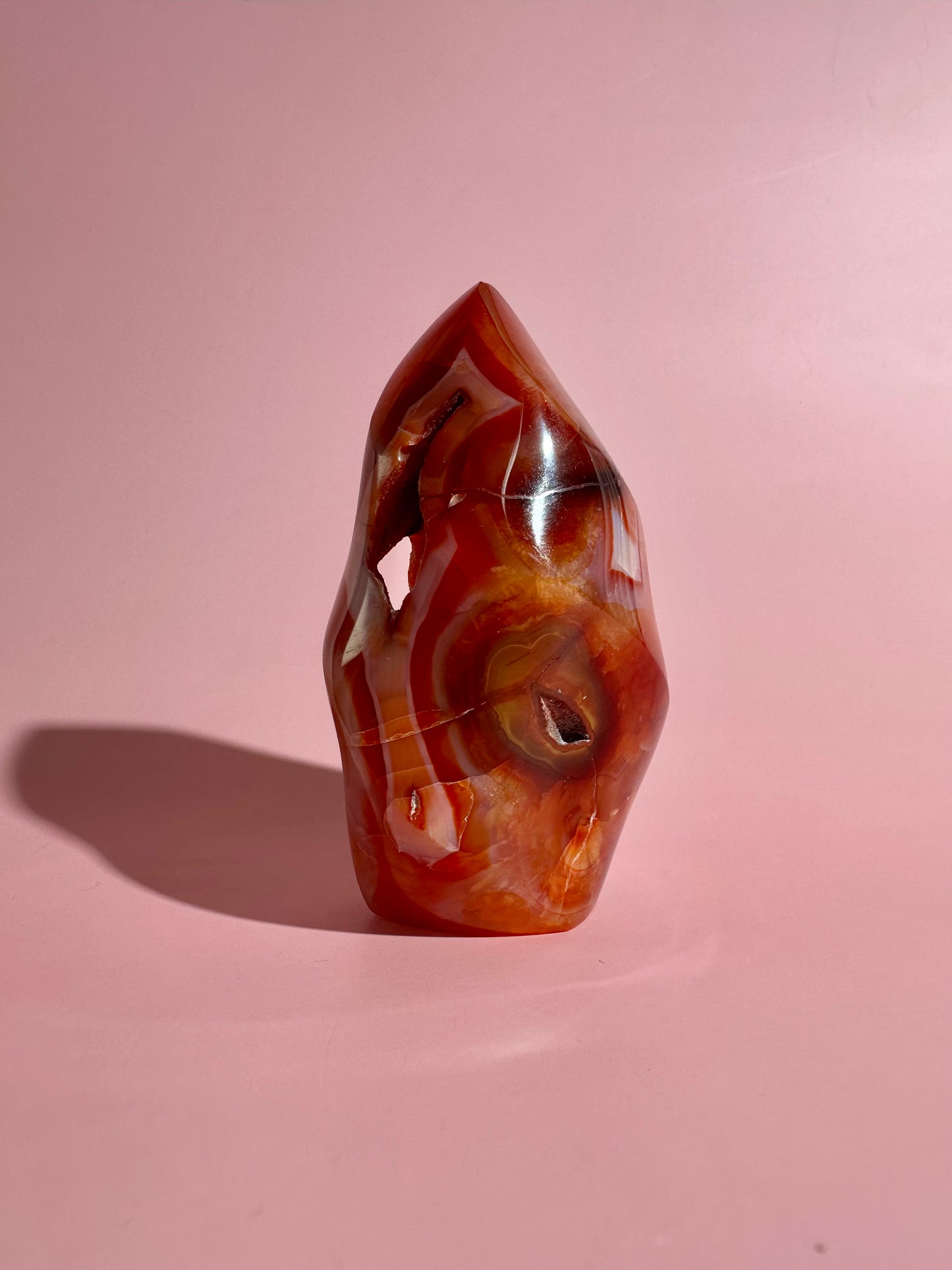 Carnelian Flame – Option M | Courage, Success & Empowerment Crystal