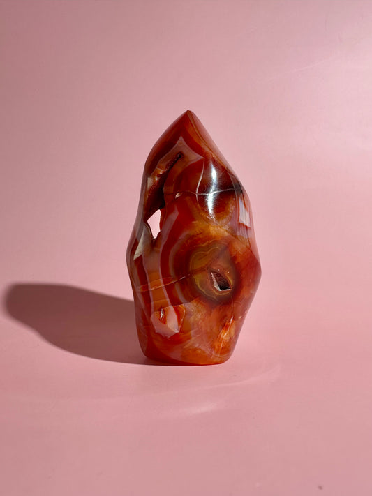 Carnelian Flame – Option M | Courage, Success & Empowerment Crystal