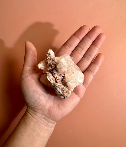 Apophyllite Stilbite Cluster - B