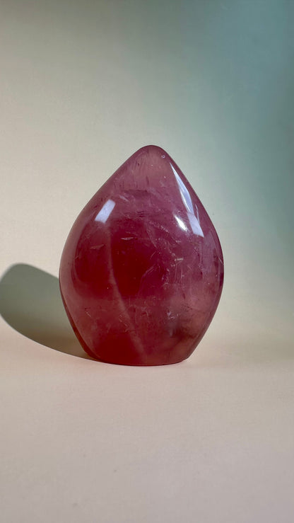 Medium Rose Quartz Standing Freeform - Option D
