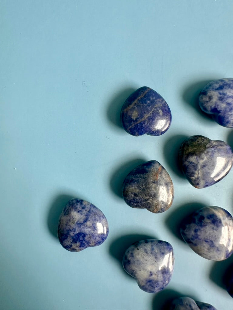 Mini Sodalite Heart
