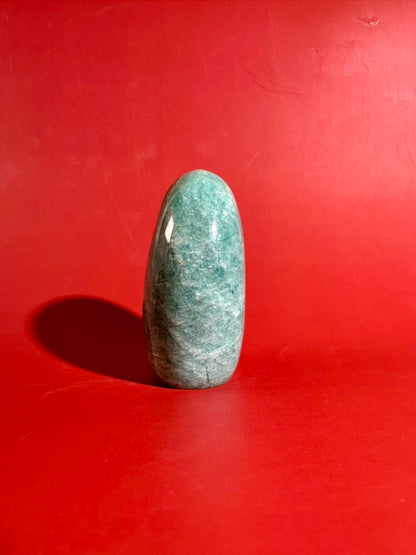 Amazonite Standing Freeform Option B | Polished Collector Crystal