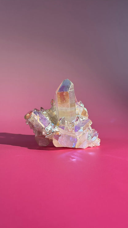 Angel Aura Quartz Cluster – Option E