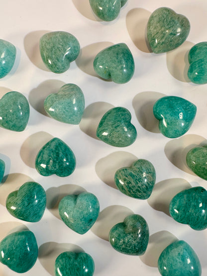 Mini Amazonite Heart