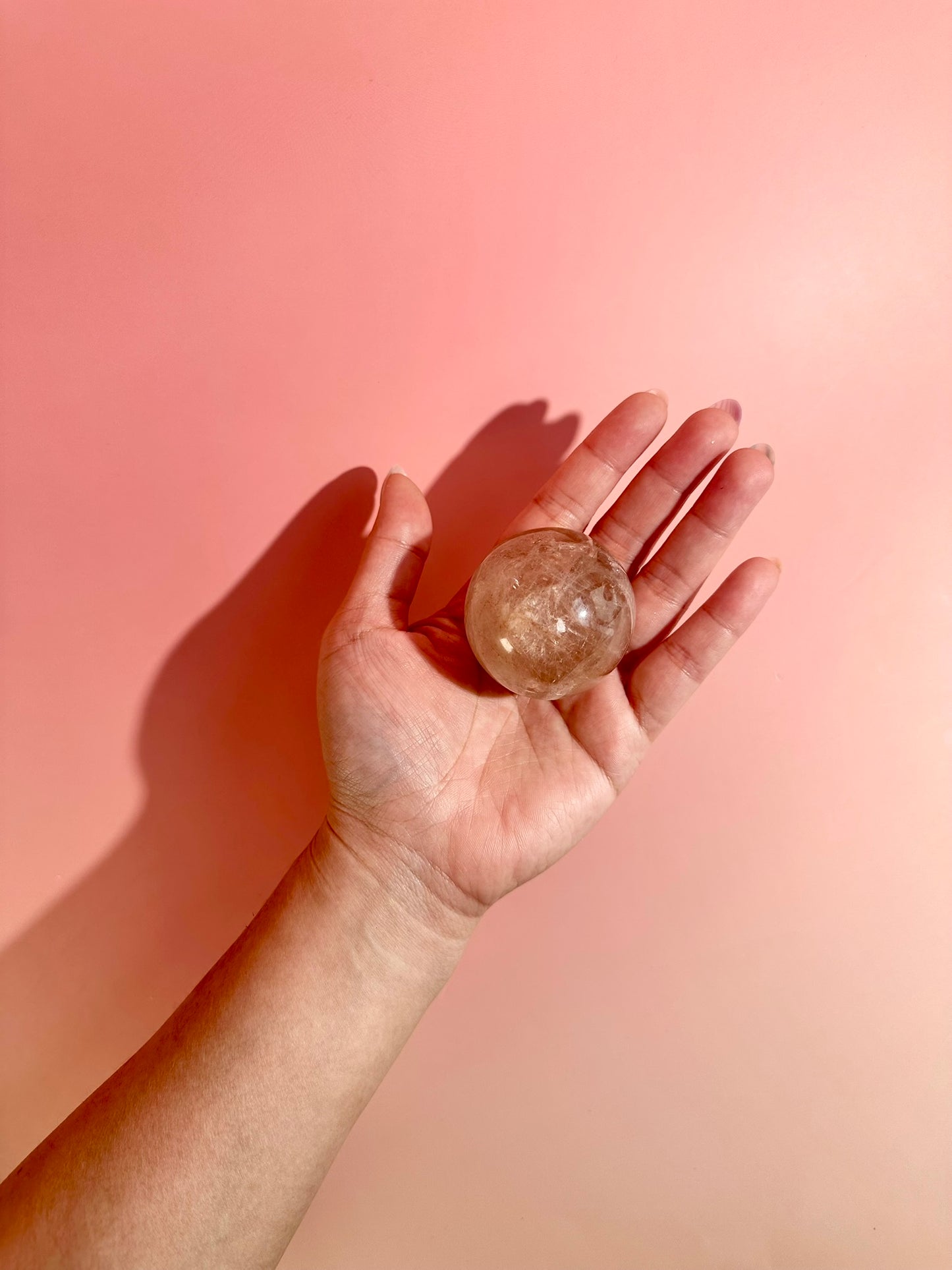 Fire Quartz Sphere – Option D | Motivation, Strength & Transformative Energy (Copy)