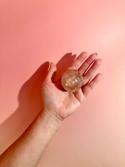 Fire Quartz Sphere – Option D | Motivation, Strength & Transformative Energy (Copy)