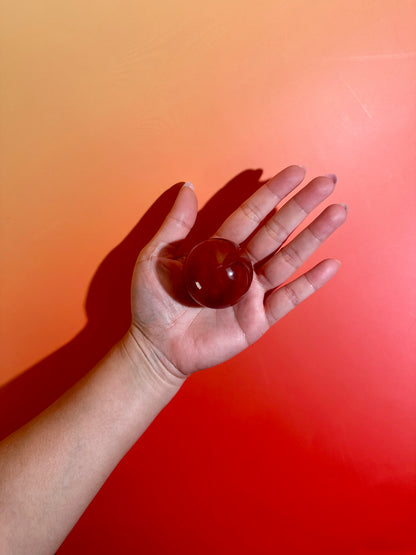 Carnelian Sphere – Option G | Success, Motivation & Empowerment Crystal