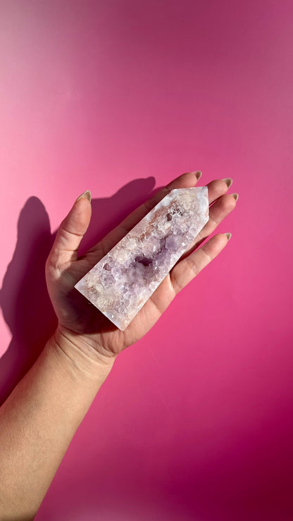 Pink Amethyst Obelisk – Option F