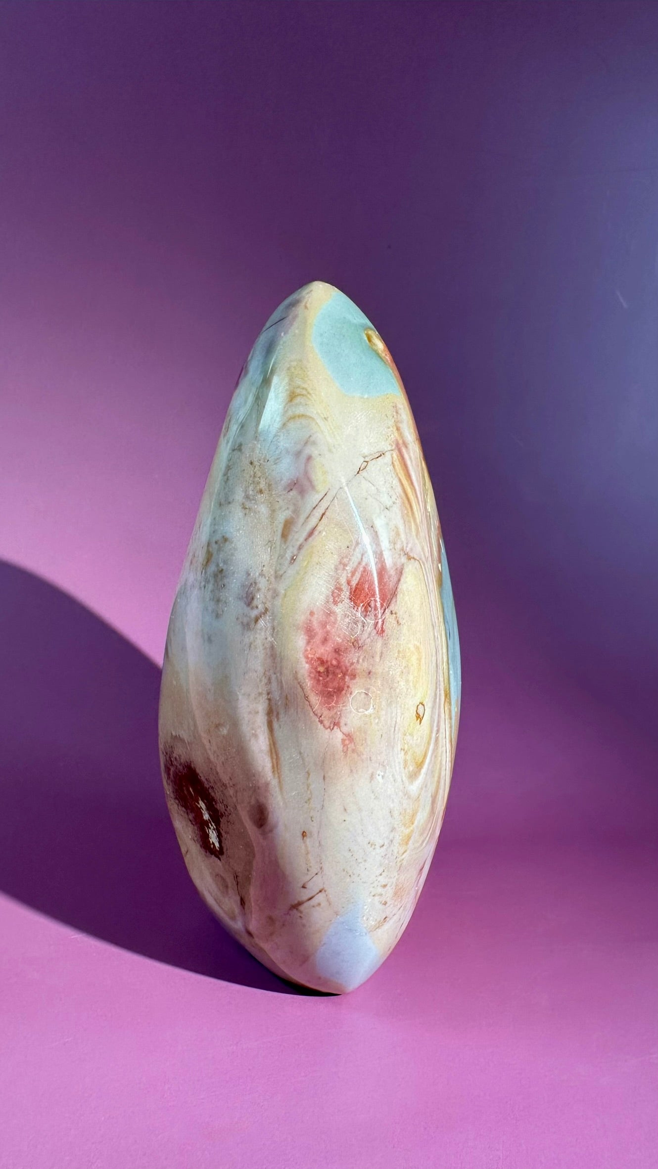 Perfectly Imperfect Polychrome Jasper Standing Freeform Misfit – Option H