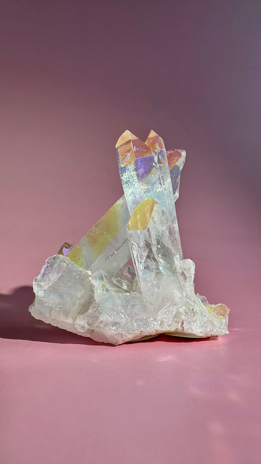 Angel Aura Quartz Cluster – Option A