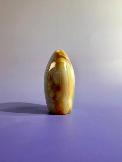 Agate Standing Freeform Option A | One-of-a-Kind Polished Agate Display Crystal