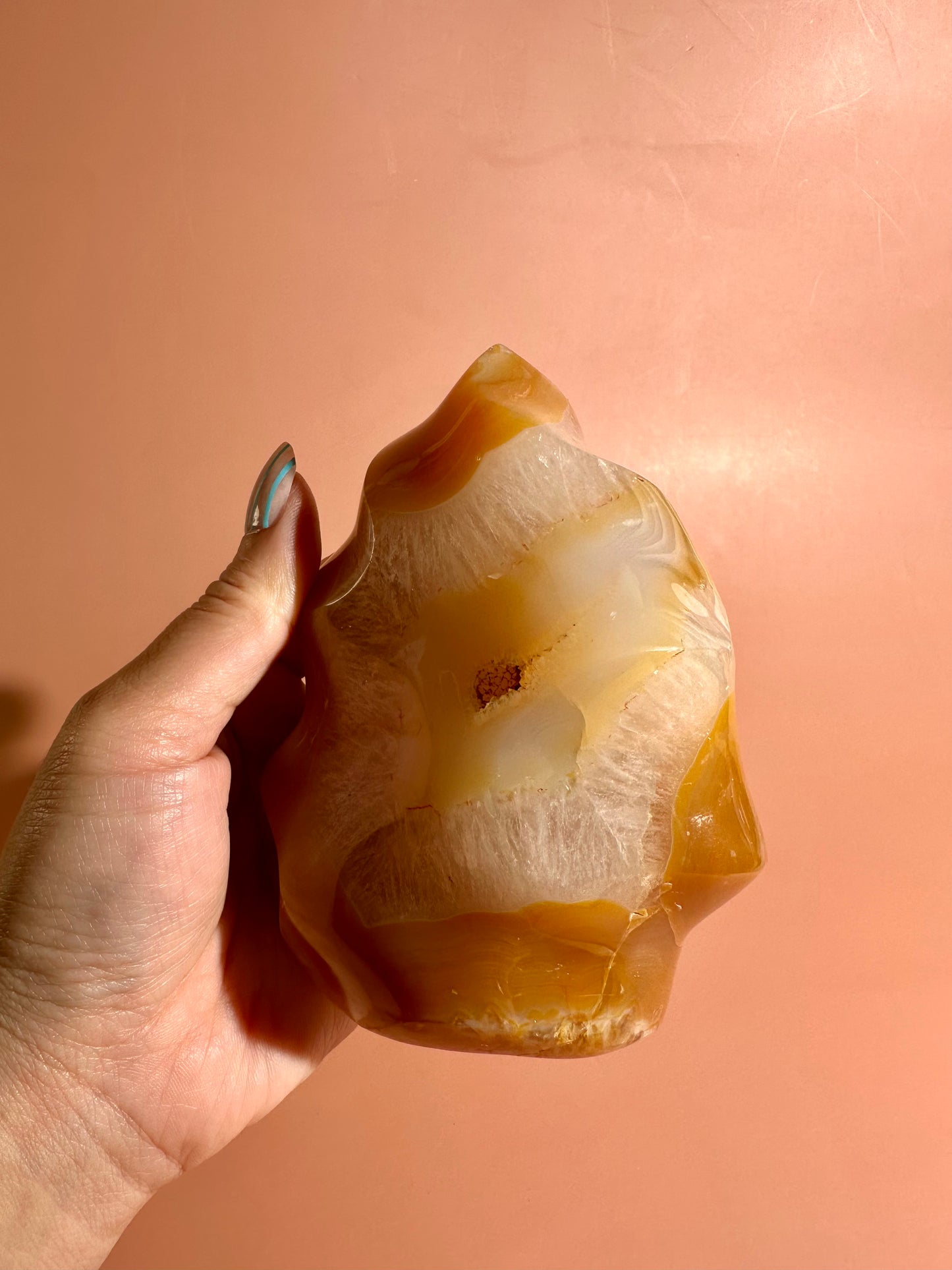 Carnelian Flame – Option J | Motivation, Confidence & Grounding Crystal
