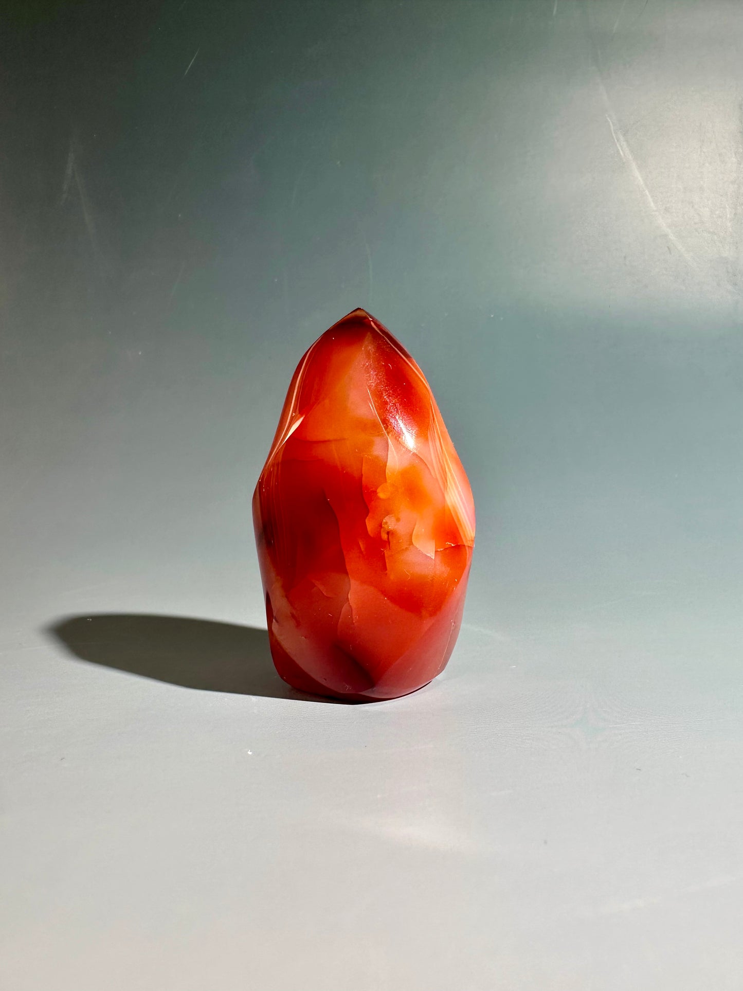 Carnelian Flame – Option A | Courage, Vitality & Empowerment Crystal